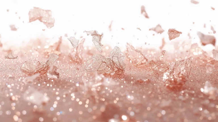 Macro illustration of skin surface shedding cells, representing skin barrier instability and sensitivity